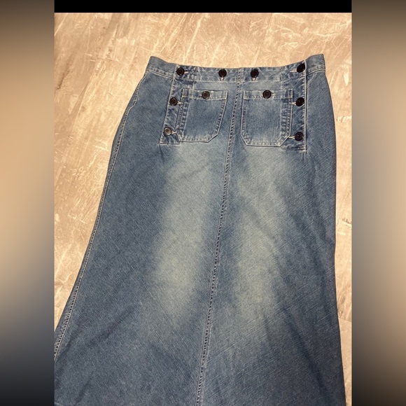 Jeanology maxi denim skirt - Picture 7 of 12
